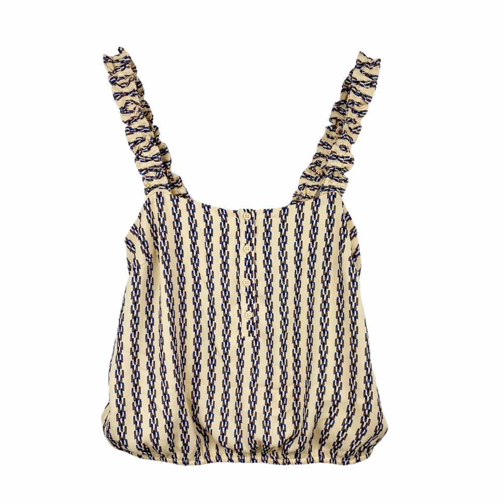NWT Collective Concepts Kayla Striped Crop Top M